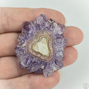 Amethyst Stalactite Slice Uruguay 20.24 grams