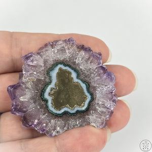 Amethyst Stalactite Slice Uruguay 27.86 grams