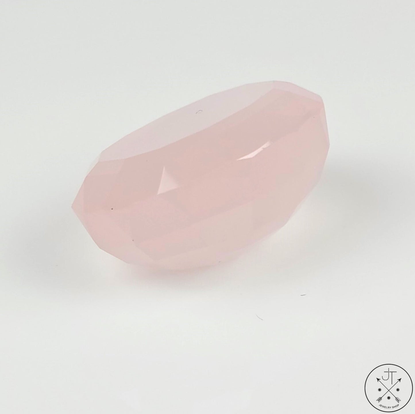 95 Carat Rose Quartz 32 x 25 Oval Natural Gemstone
