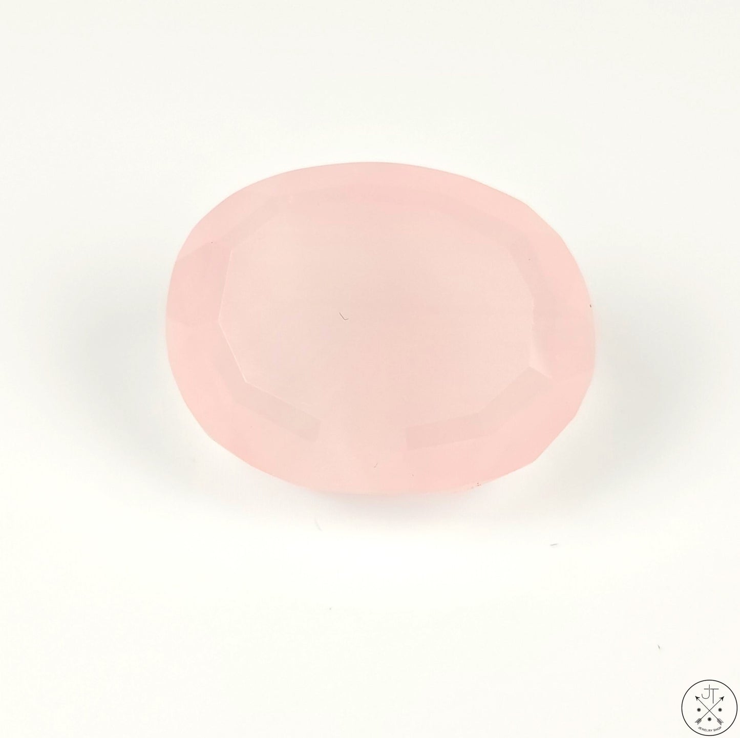 95 Carat Rose Quartz 32 x 25 Oval Natural Gemstone