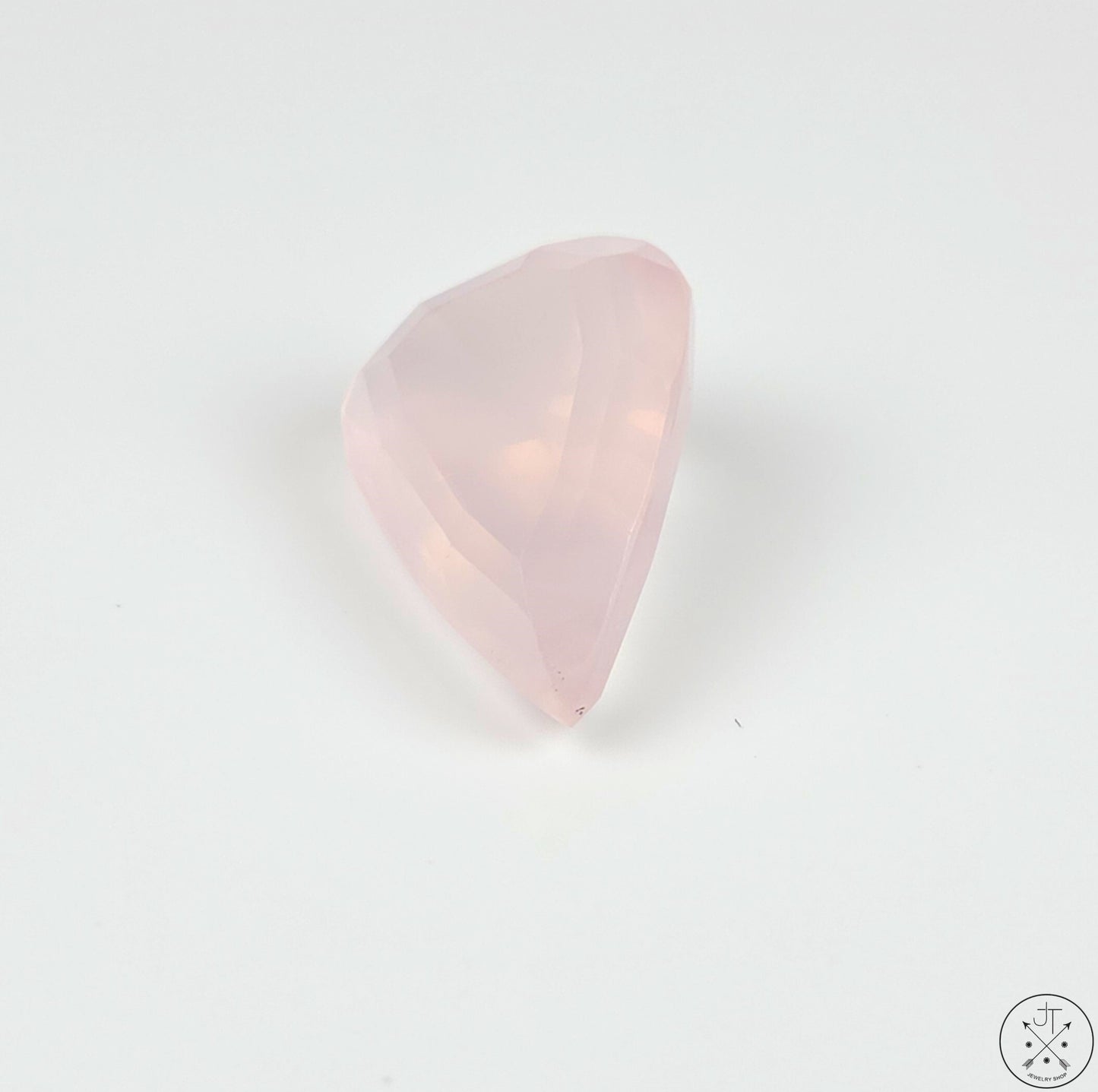 32 Carat Rose Quartz 26 x 18 Pear Natural Gemstone