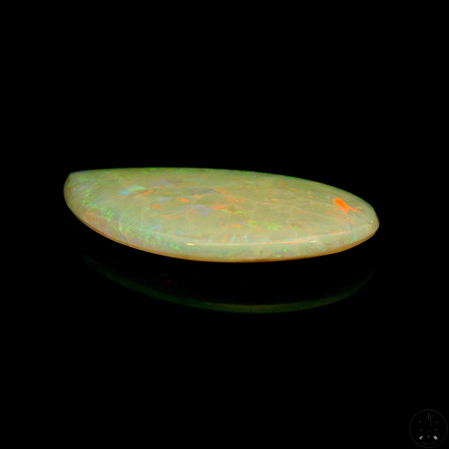 23.57 ct Natural Australian Opal Pear Cabochon 37 x 26 mm Certified Gemstone Loose