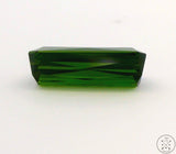 4.54 Carat Natural Green Tourmaline 13.5 x 7 Emerald cut Gemstone Certified