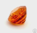 3.15 Carat Natural Spessartine Garnet 9 x 7 mm Oval Faceted Gemstone Certified