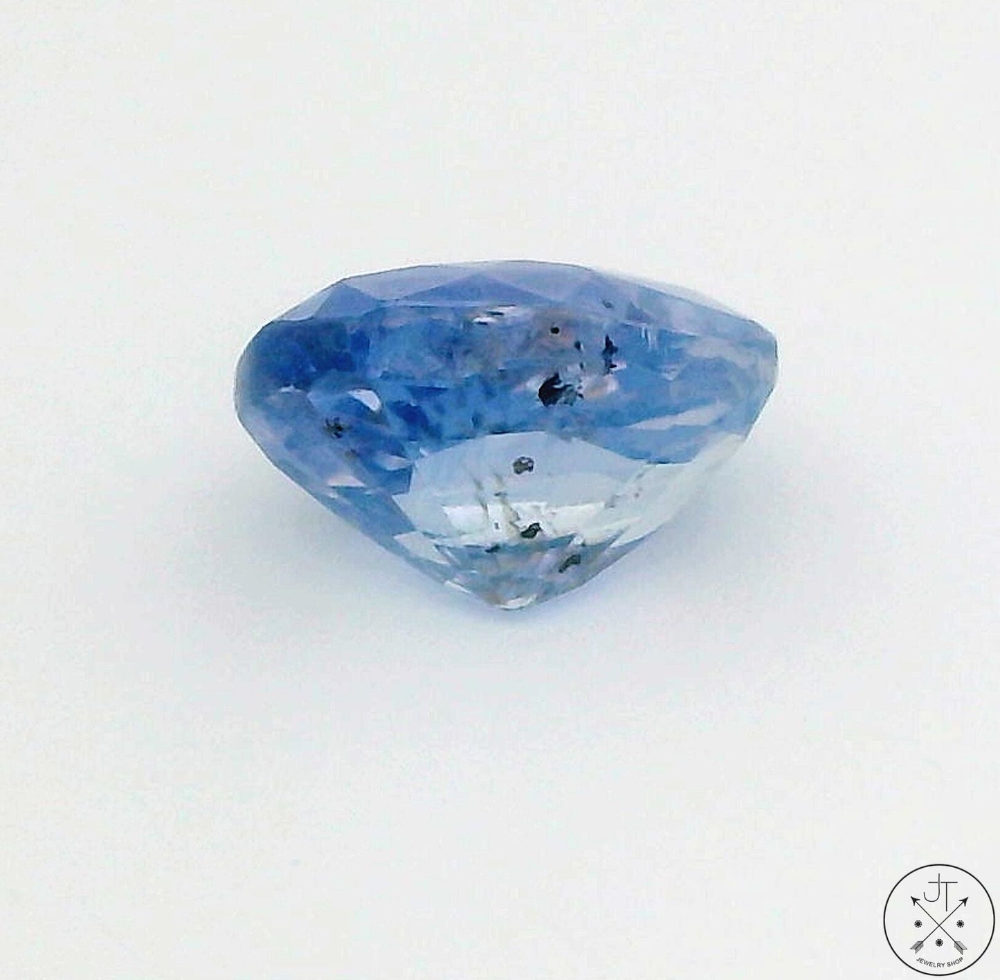 4.30 Carat Natural Light Blue Sapphire 10 x 8 mm Oval Faceted Gemstone Certified Loose