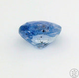 4.30 Carat Natural Light Blue Sapphire 10 x 8 mm Oval Faceted Gemstone Certified