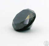 4.77 Carat Natural Black Diamond 9.8 mm Round Faceted Loose Gemstone Certified