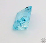 14.53 Carat Natural Aquamarine 16.5 x 13.5 Emerald cut Faceted Loose Gemstone Certified