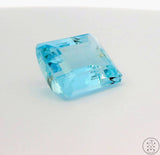 14.53 Carat Natural Aquamarine 16.5 x 13.5 Emerald cut Faceted Loose Gemstone Certified