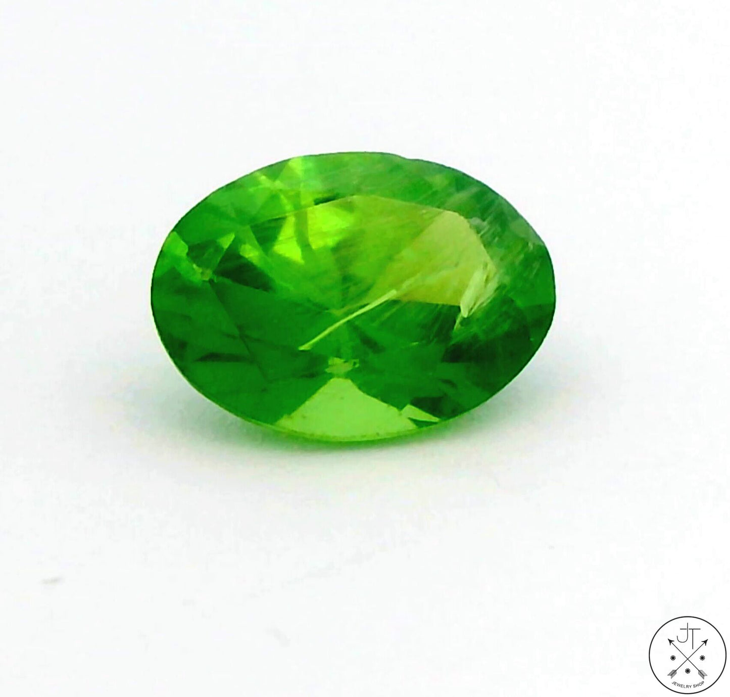 .56 Carat Natural Demantoid Garnet 6 x 4 Oval Faceted Loose Gemstone Certified