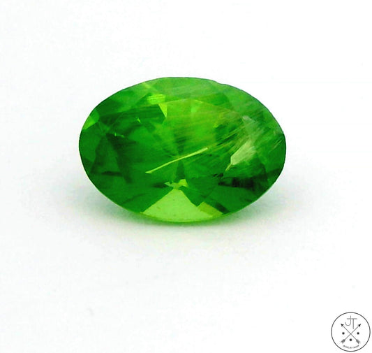 .56 Carat Natural Demantoid Garnet 6 x 4 Oval Faceted Loose Gemstone Certified