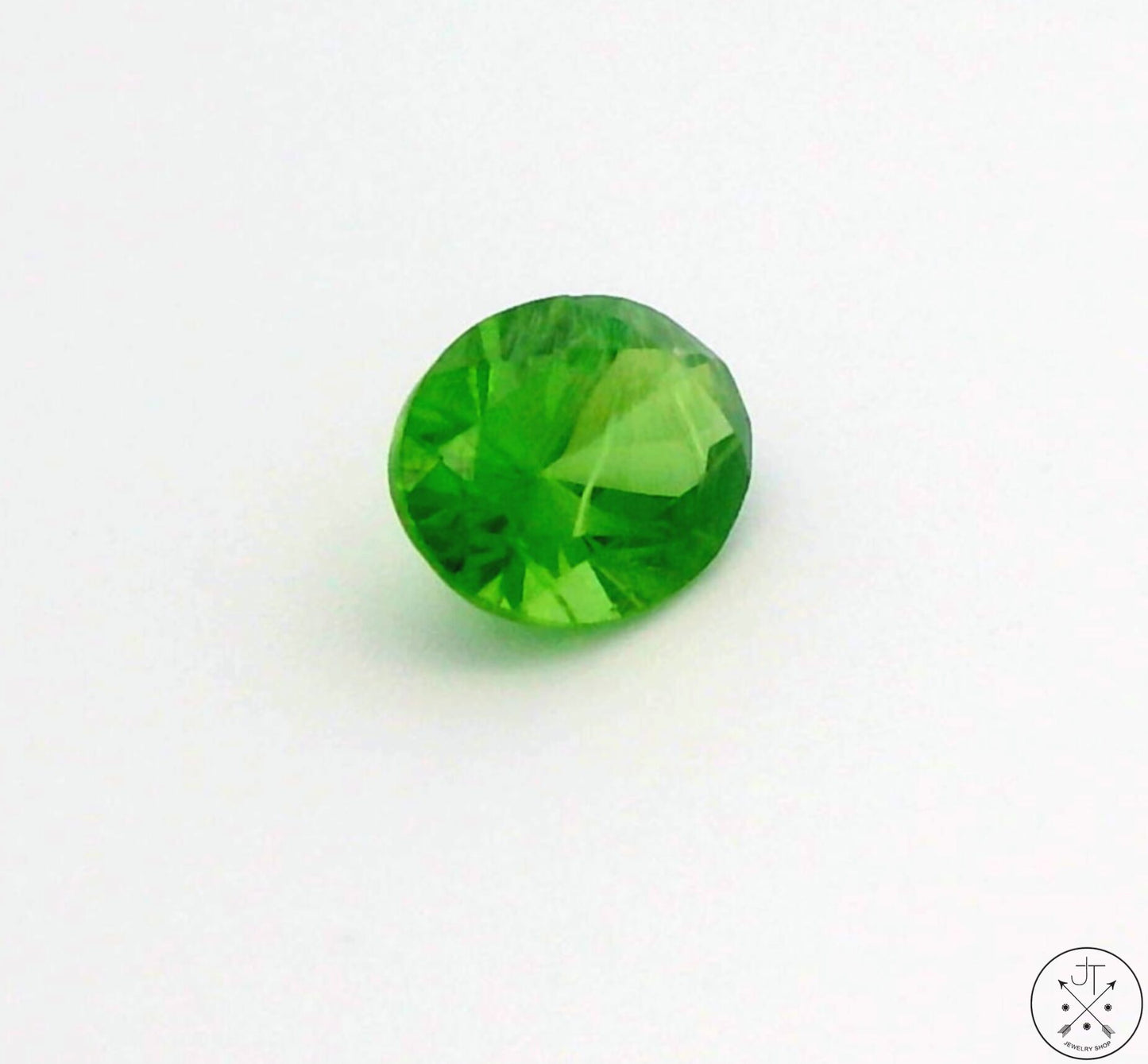 .56 Carat Natural Demantoid Garnet 6 x 4 Oval Faceted Loose Gemstone Certified