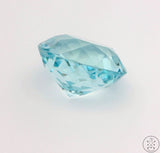 8.70 Carat Natural Aquamarine 13.5 mm Round Faceted Loose Gemstone Certified