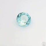 8.70 Carat Natural Aquamarine 13.5 mm Round Faceted Loose Gemstone Certified