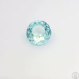 8.70 Carat Natural Aquamarine 13.5 mm Round Faceted Loose Gemstone Certified