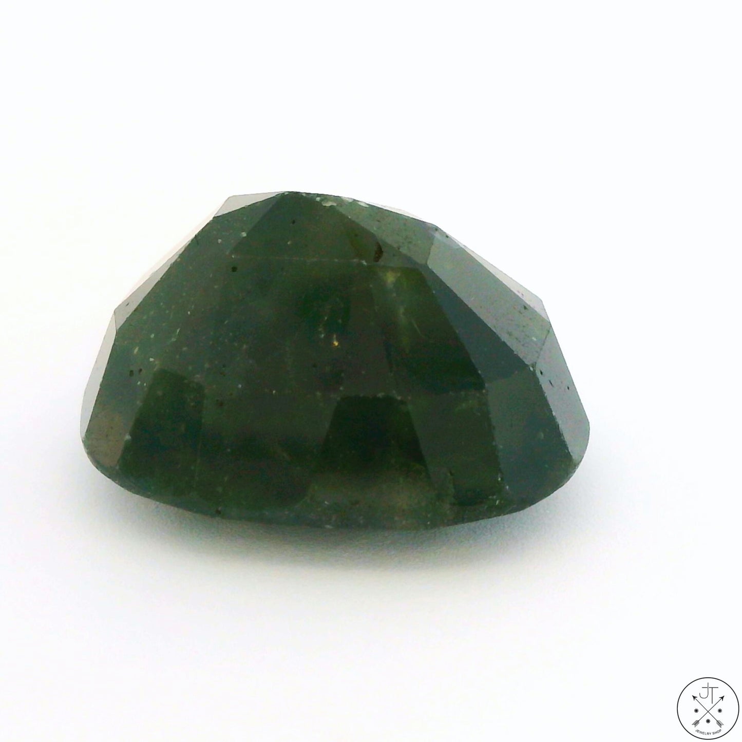 16 Carat Natural Green Sapphire 15 x 11 mm Oval Faceted Gemstone Certified Loose