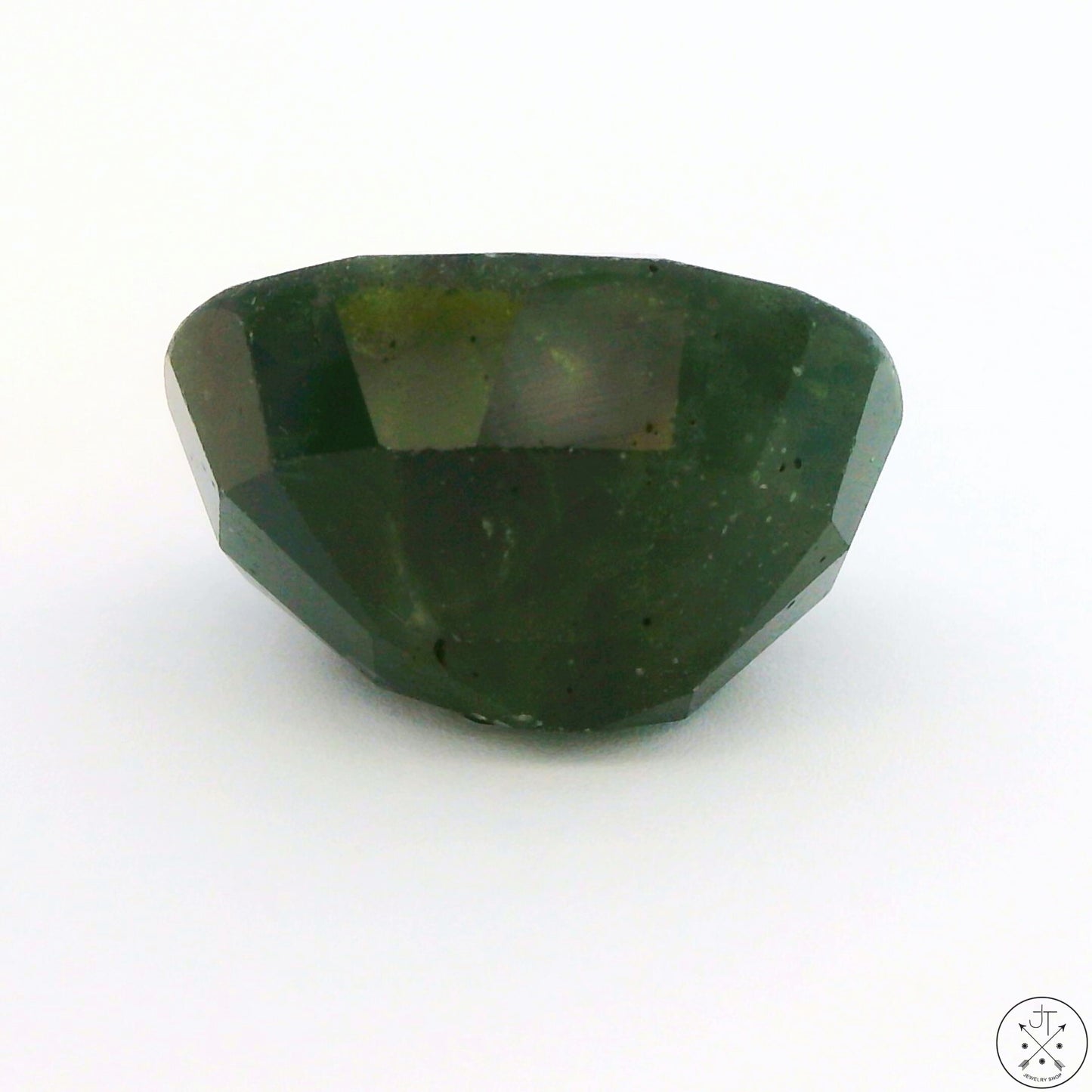 16 Carat Natural Green Sapphire 15 x 11 mm Oval Faceted Gemstone Certified Loose