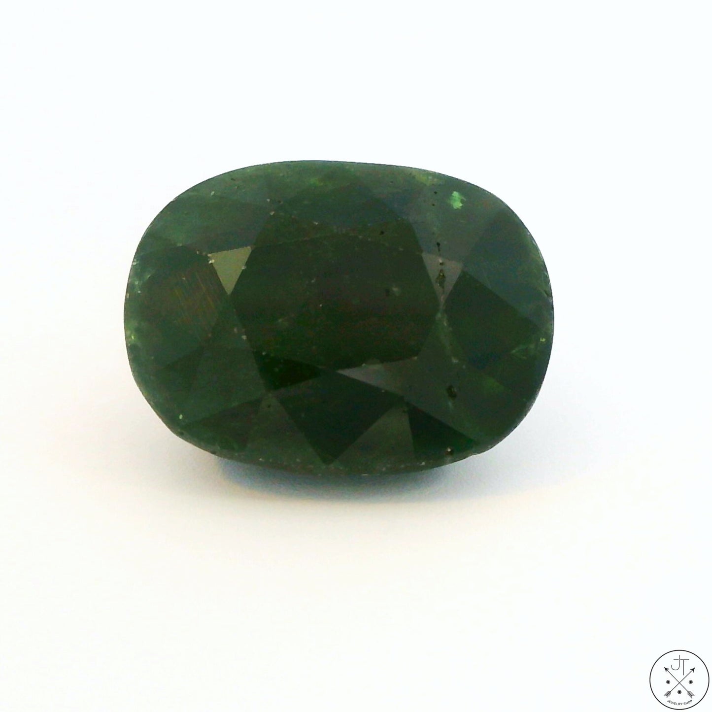 16 Carat Natural Green Sapphire 15 x 11 mm Oval Faceted Gemstone Certified Loose