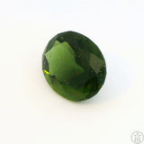 4 Carat Natural Moldavite 12 x 10 mm Oval Faceted Gemstone Certified