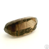 228 Carat Rutilated Smoky Quartz 53 x 28 mm Oval Natural Gemstone