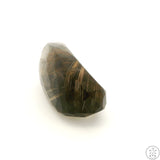 228 Carat Rutilated Smoky Quartz 53 x 28 mm Oval Natural Gemstone