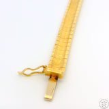 Vintage 18k Yellow Gold Bracelet 7.5 inch Italy