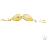 New 10k Yellow Gold Drop Earrings Teardrop Dangle