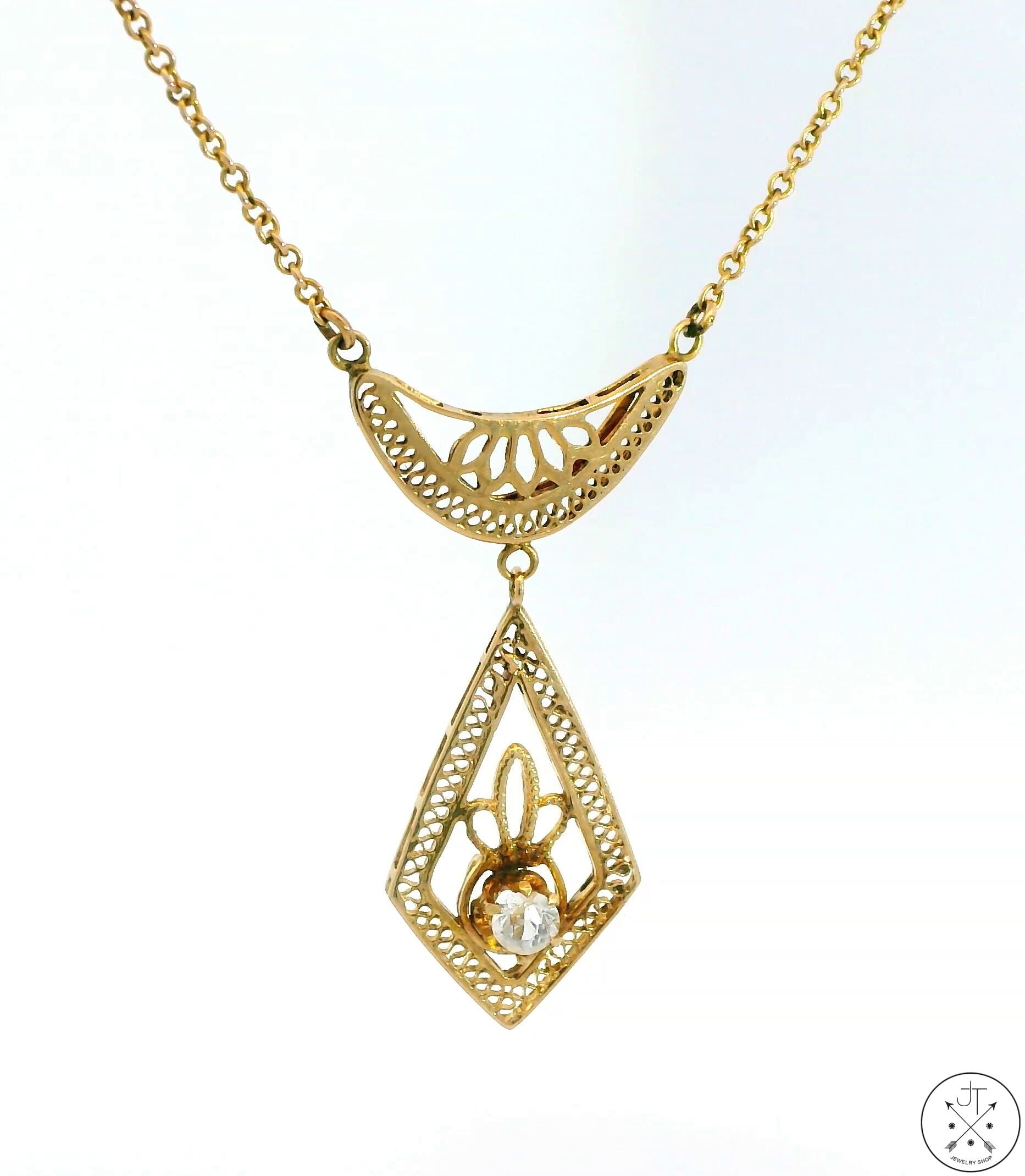 English Victorian Cable Chain Necklace, 65 Inches