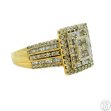 New 10k Yellow Gold Engagement Ring with 1.25 ctw Diamonds Size 7