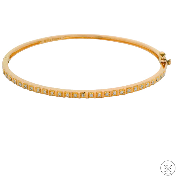 『Arizona bangle 銀金』 ARIZONA FREEDOM アリゾナフリーダム K18 サンダーバード