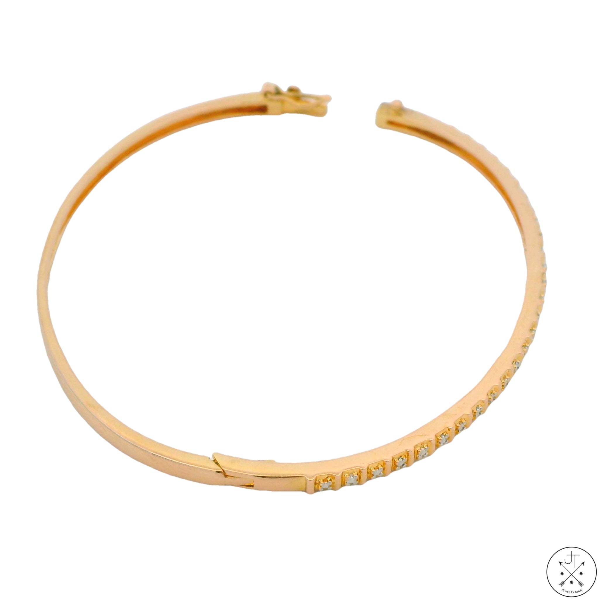 『Arizona bangle 銀金』 Arizona bangle 銀金』 Graceful Striped 22k Gold Bangle Pair