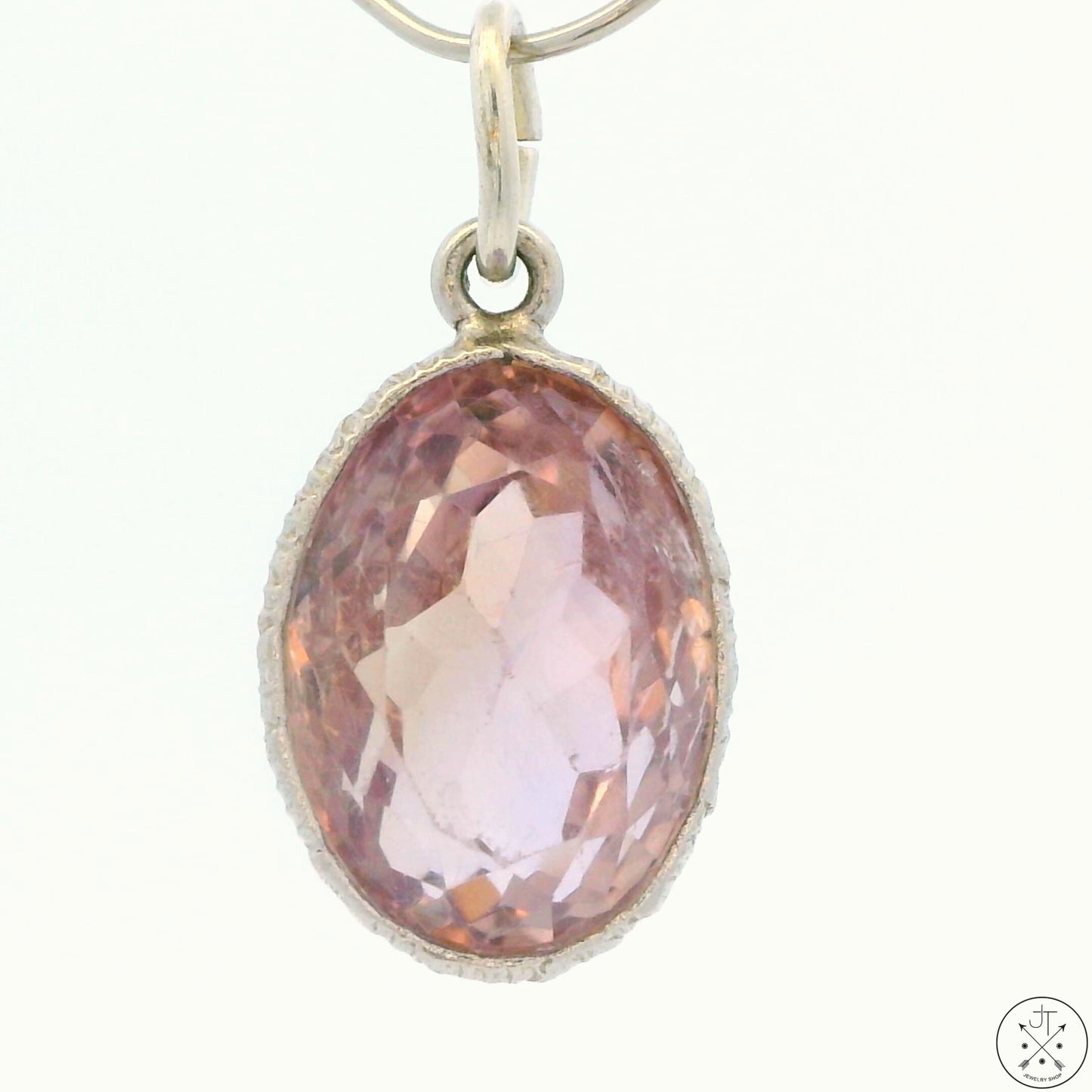 New Sterling Silver Pendant with Oval Ametrine 2.4 gram