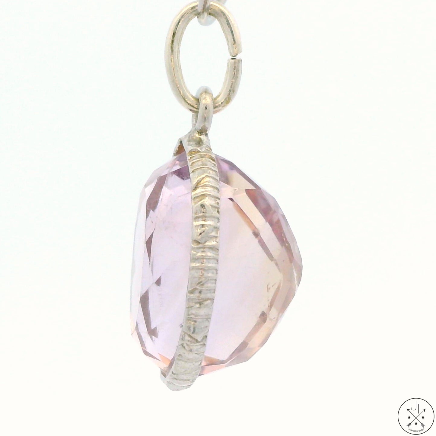 New Sterling Silver Pendant with Oval Ametrine 2.4 gram