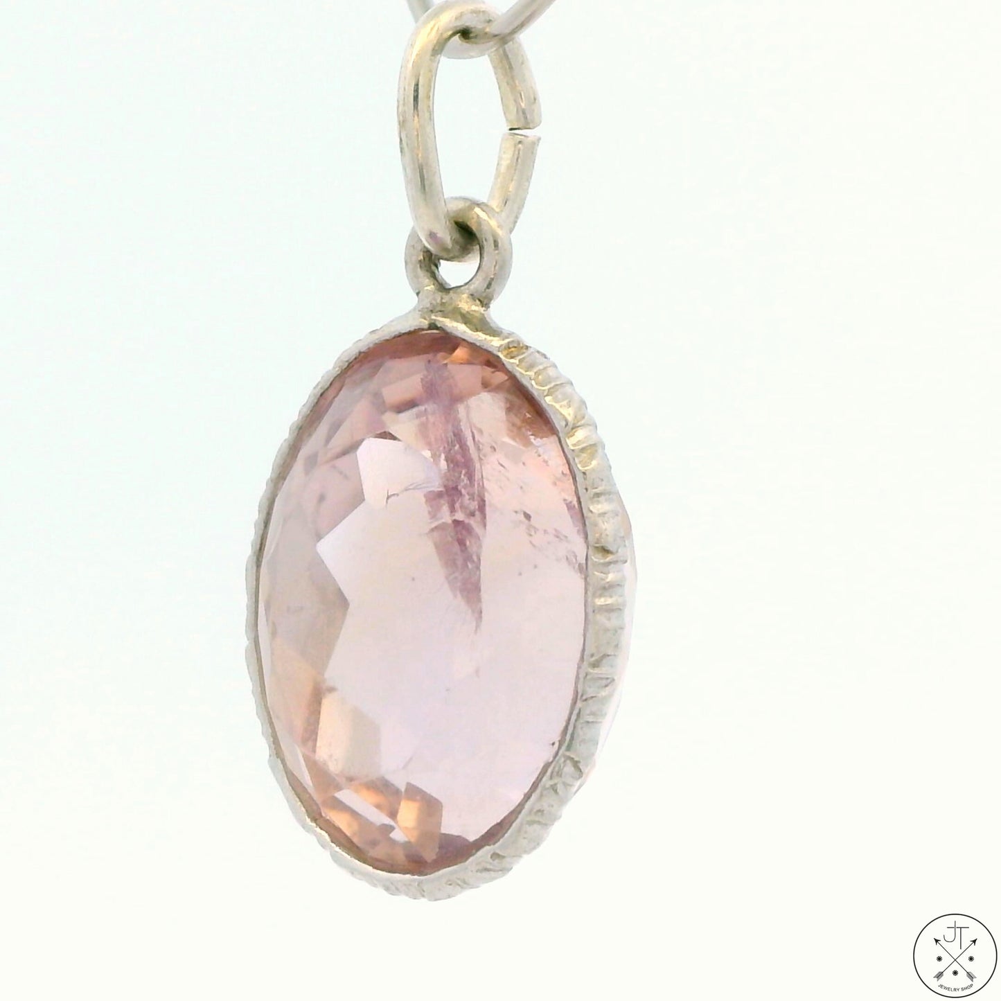 New Sterling Silver Pendant with Oval Ametrine 2.4 gram