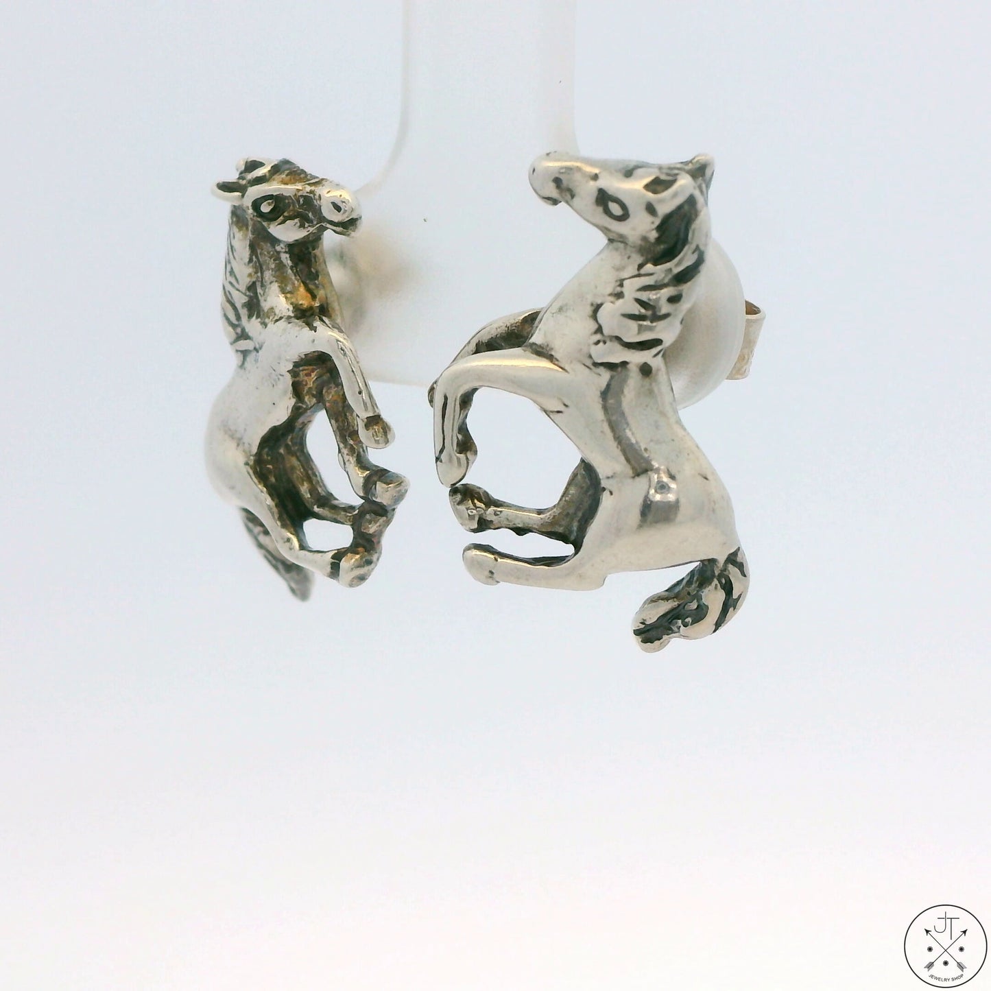 Vintage Sterling Silver Horse Stud Earrings Pony QTT Albuquerque