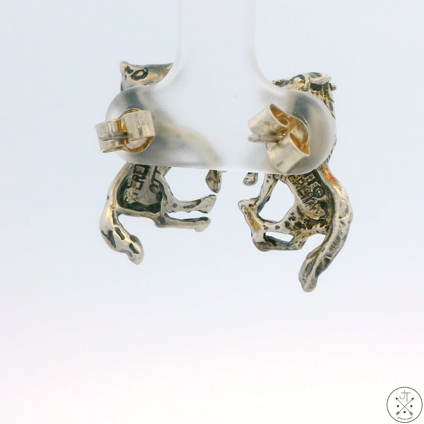 Vintage Sterling Silver Horse Stud Earrings Pony QTT Albuquerque