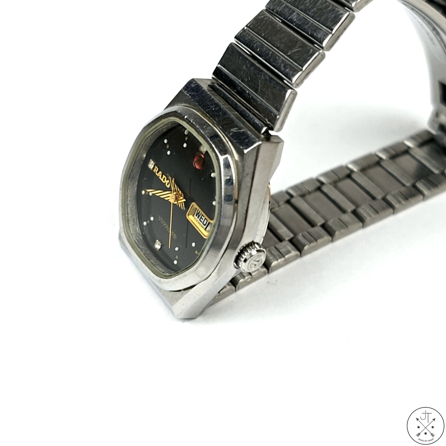 Vintage Rado 25 mm Voyager Day Date with Miyota Quartz Watch
