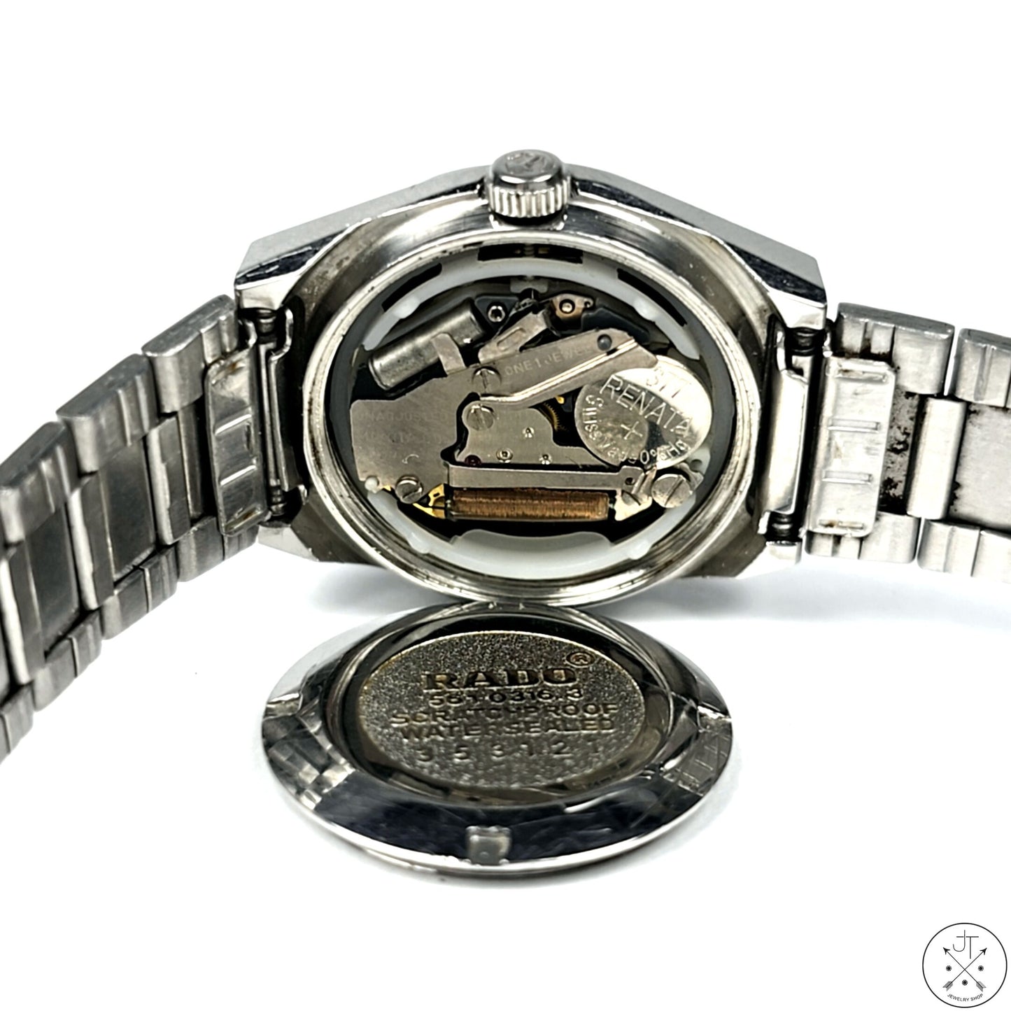 Vintage Rado 25 mm Voyager Day Date with Miyota Quartz Watch