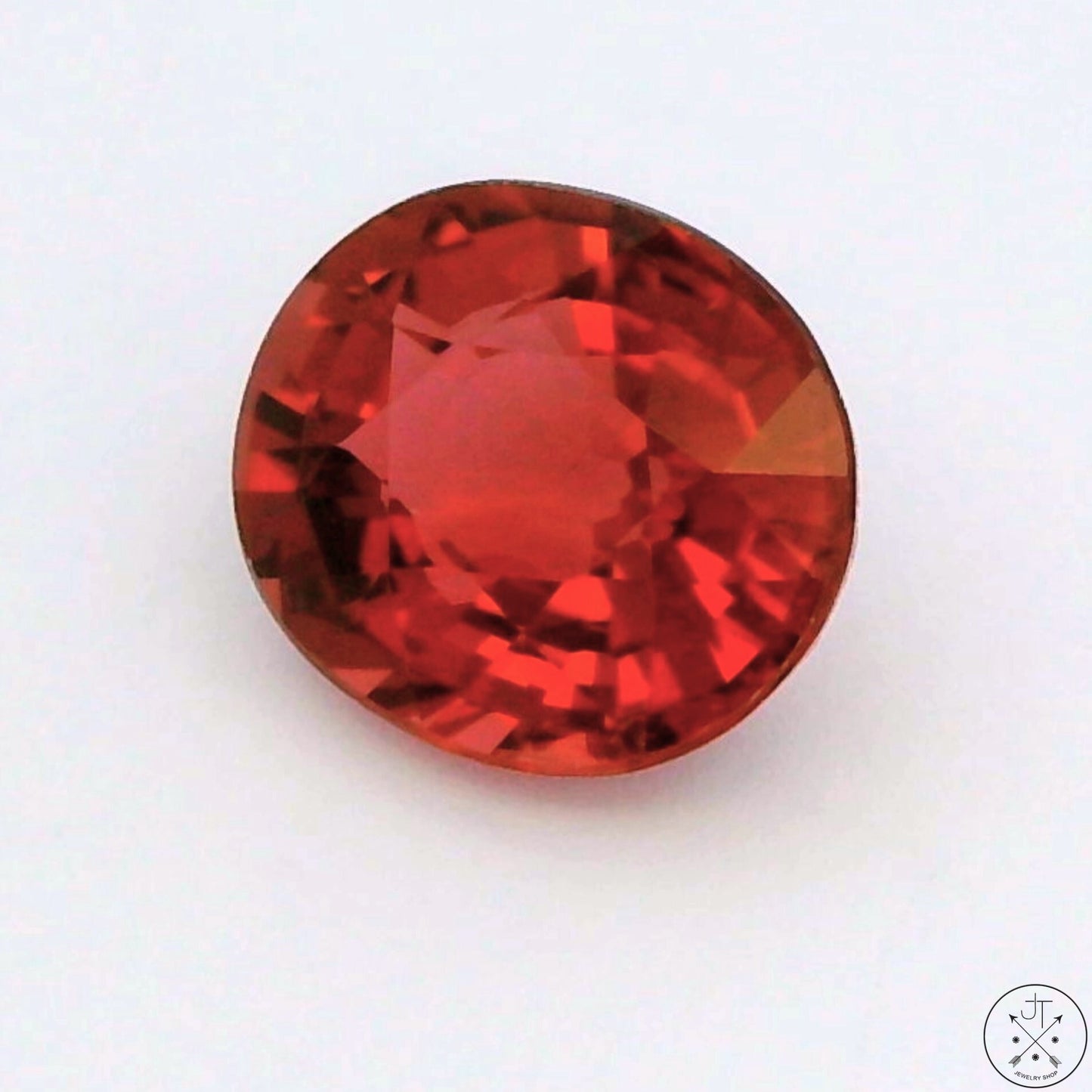 1.22 Carat Natural Pink Tourmaline 7x6 mm Oval Faceted Gemstone Certified