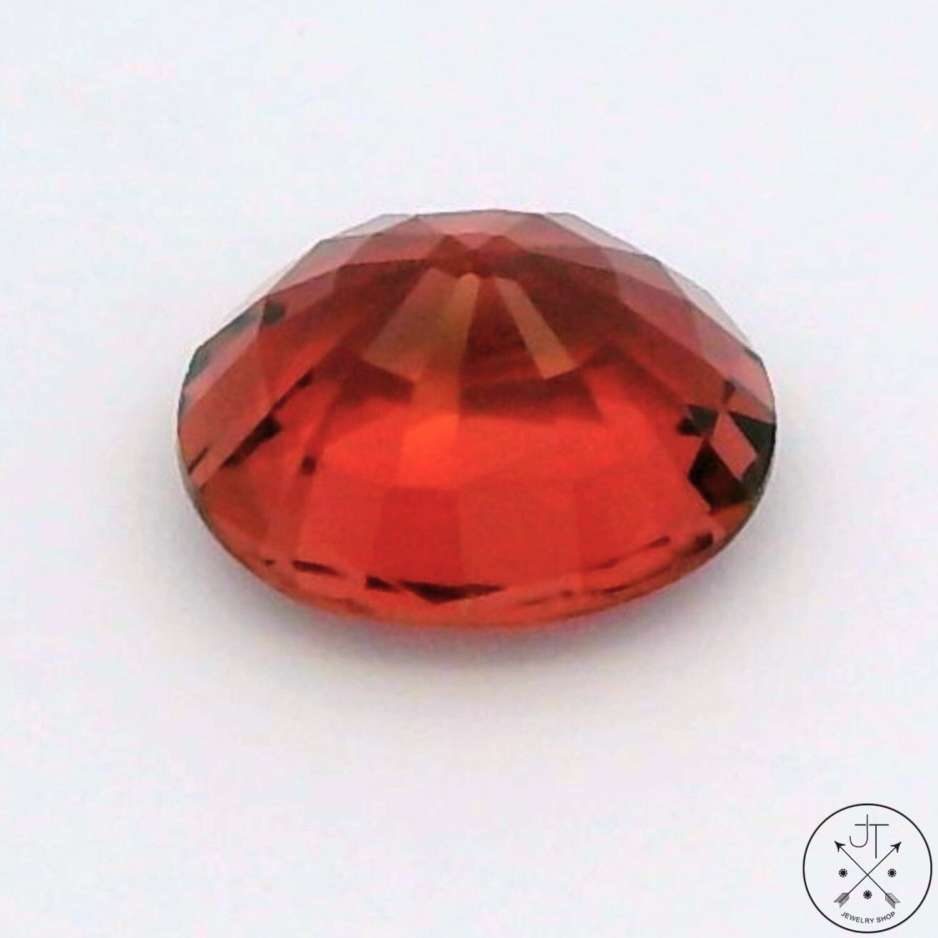 1.22 Carat Natural Pink Tourmaline 7x6 mm Oval Faceted Gemstone Certified
