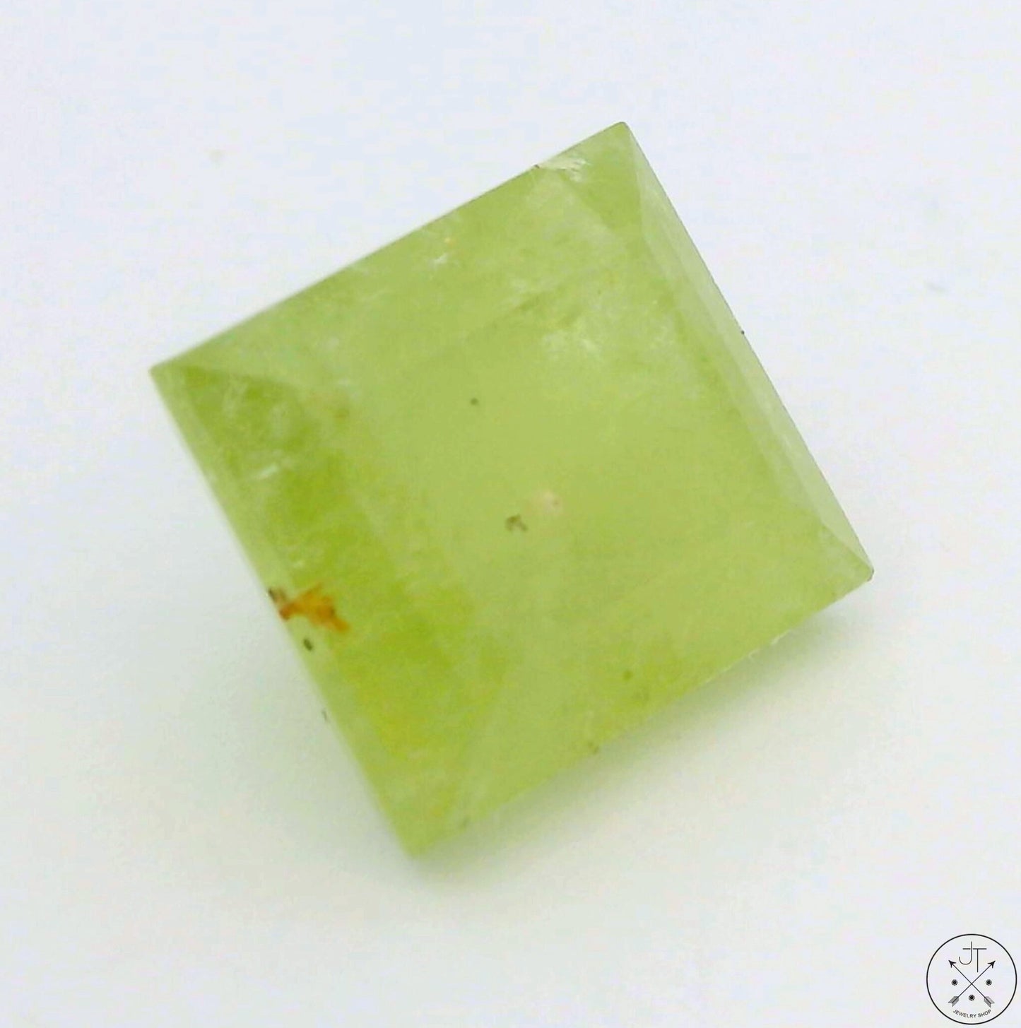 5.79 Carat Natural Mint Green Grossular Garnet 10x9 mm Emerald Faceted Gemstone Certified