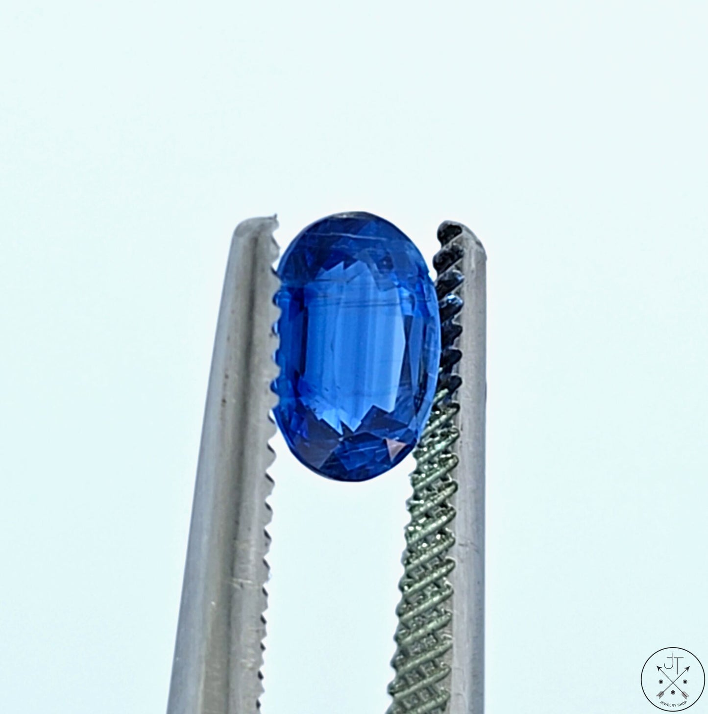 1.16 Carat Natural Blue Kyanite 7x5 mm Oval Faceted Gemstone Certified