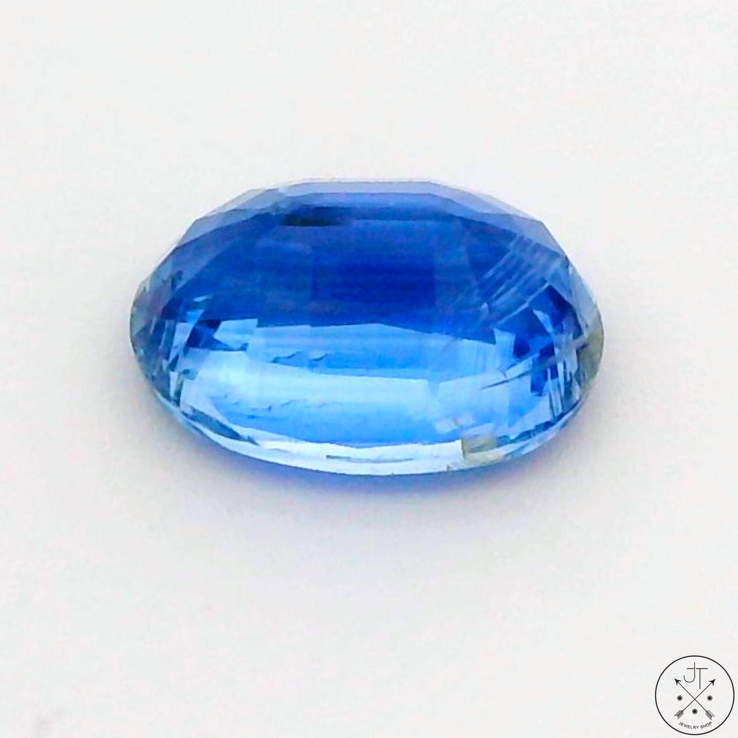 1.16 Carat Natural Blue Kyanite 7x5 mm Oval Faceted Gemstone Certified