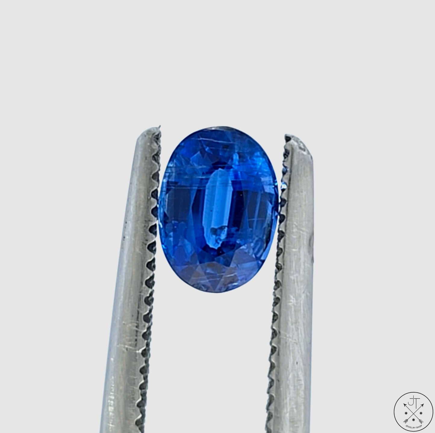 1.16 Carat Natural Blue Kyanite 7x5 mm Oval Faceted Gemstone Certified