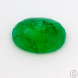 1.08 Carat Natural Emerald 8x6 mm Oval Faceted Gemstone Certified