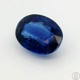 1.14 Carat Natural Blue Kyanite 7x5 mm Oval Faceted Gemstone Certified