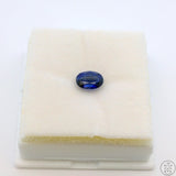 1.14 Carat Natural Blue Kyanite 7x5 mm Oval Faceted Gemstone Certified