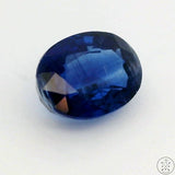 1.14 Carat Natural Blue Kyanite 7x5 mm Oval Faceted Gemstone Certified