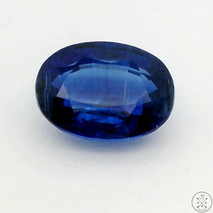 1.14 Carat Natural Blue Kyanite 7x5 mm Oval Faceted Gemstone Certified