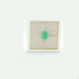 1.26 carat Natural Colombian Emerald 8x6 mm Oval Faceted Gemstones